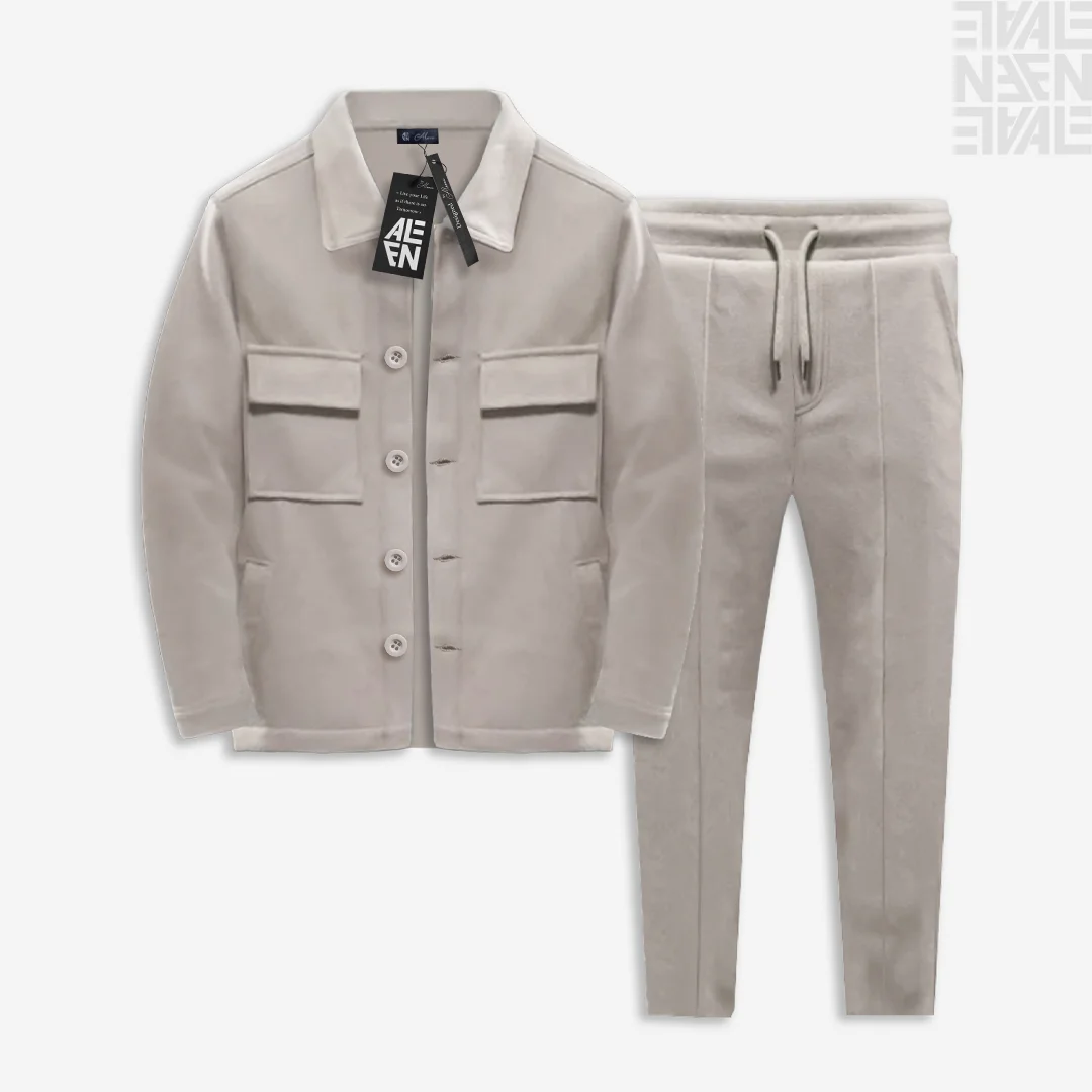 Aleeen Jacket Pant beige Aleeen Woldwide Clothing Brand